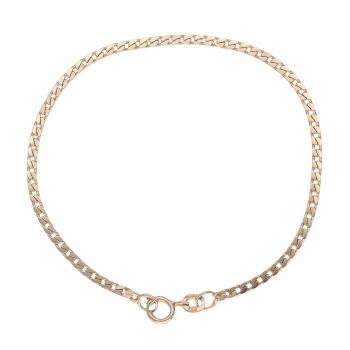 9ct Yellow Gold Curb Bracelet 7.5"