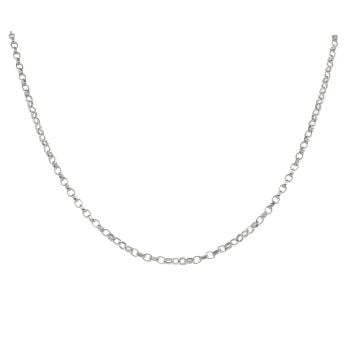 Silver Belcher Chain 20" By Icesia Gents