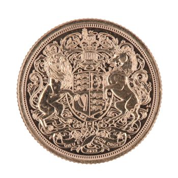 2022 Charles III Llantrisant Elizabeth II Memorial Full Sovereign Coin