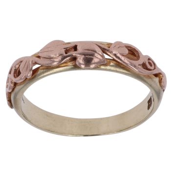 9ct Yellow and Rose Gold Tree Of Life Clogau Ring