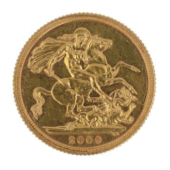 2000 Elizabeth II Full Sovereign Coin