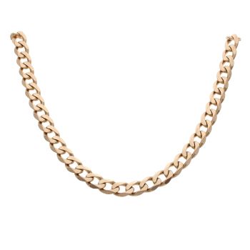 9ct Yellow Gold Curb Chain 20"