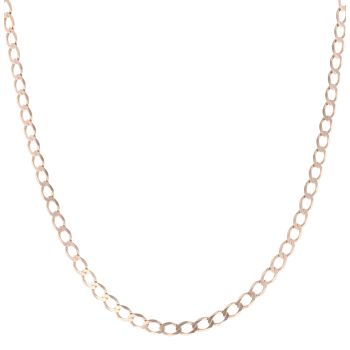 9ct Yellow Gold Curb Chain 20"