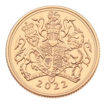 2022 Elizabeth II Fifth Portrait UK Full Sovereign Coin