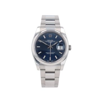 Rolex Oyster Perpetual Date Pre Owned Watch Ref 115200