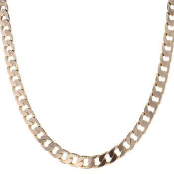 9ct Yellow Gold Curb Chain 20"