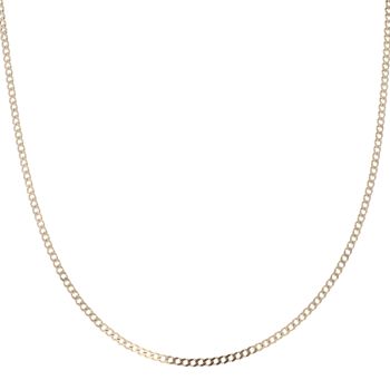 9ct Yellow Gold Curb Chain 18"