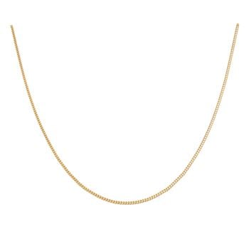 22ct Yellow Gold Foxtail Chain 16"