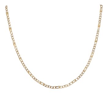 18ct Yellow Gold Fancy Chain 18"