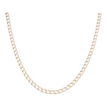 9ct Yellow Gold Curb Chain 18"