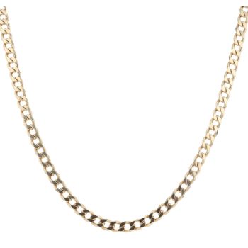 9ct Yellow Gold Curb Chain 20"