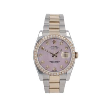 Rolex Custom Datejust Pre Owned Watch Ref 116203