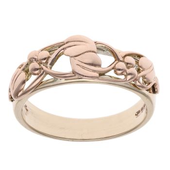 9ct Yellow And Rose Gold Tree Of Life Clogau Ring