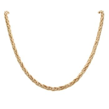 9ct Yellow Gold Wheat Chain 18"