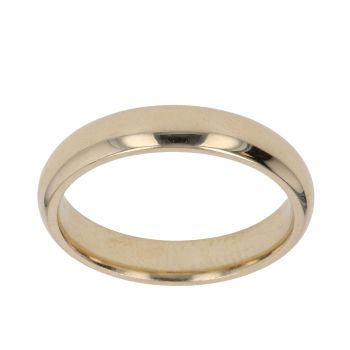 9ct Yellow Gold Patterned Wedding Band 3.8mm