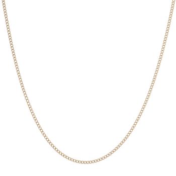 9ct Yellow Gold Curb Chain 32"