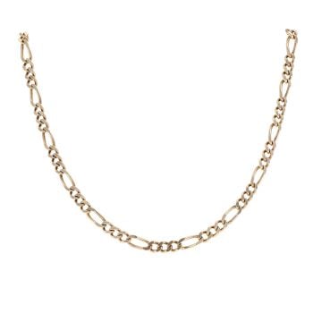 9ct Yellow Gold Figaro Chain 20"
