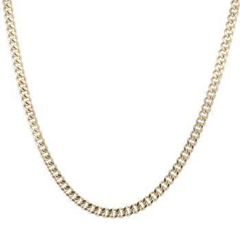 9ct Yellow Gold Curb Chain 20"