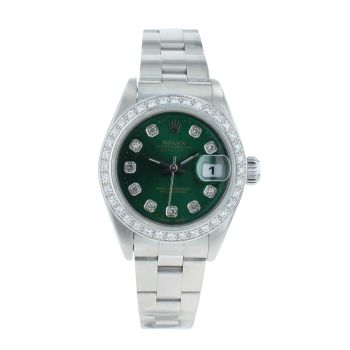 Rolex Custom Oyster Perpetual Date Pre Owned Watch Ref 79160