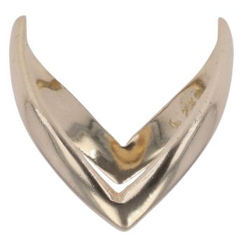 9ct Yellow Gold Double Wishbone Ring