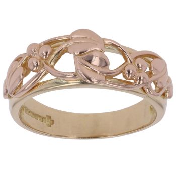 18ct Yellow and Rose Gold Tree Of Life Clogau Ring