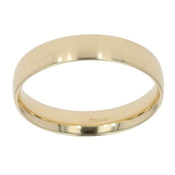 18ct Yellow Gold 3.86mm Wedding Band