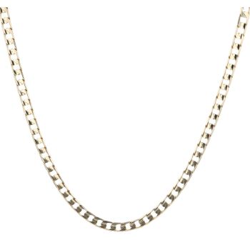 9ct Yellow Gold Curb Chain 18"