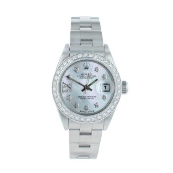 Rolex Custom Datejust Pre Owned Watch Ref 69160