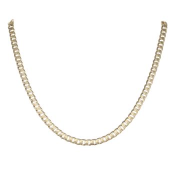 9ct Yellow Gold Curb Chain 18"