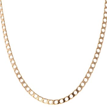 9ct Yellow Gold Curb Chain 20"