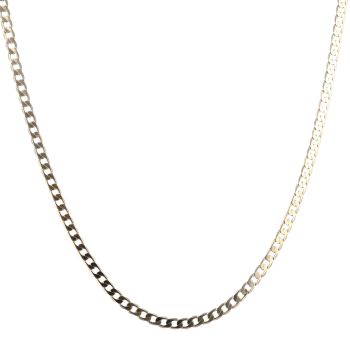 9ct Yellow Gold Curb Chain 20"