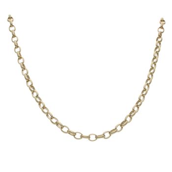 9ct Yellow Gold Belcher Chain 24"