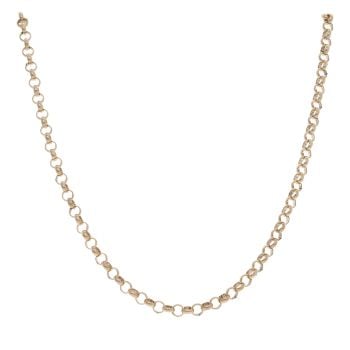 9ct Yellow Gold Belcher Chain 18"