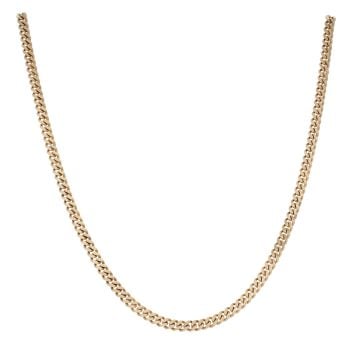 9ct Yellow Gold Curb Chain 18"