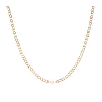 9ct Yellow Gold Curb Chain 16"