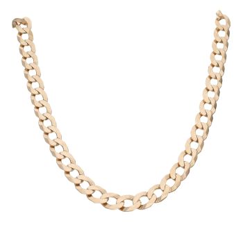 9ct Yellow Gold Curb Chain 24"