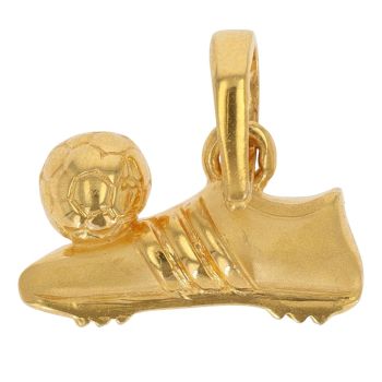 22ct Yellow Gold Football Boot Pendant