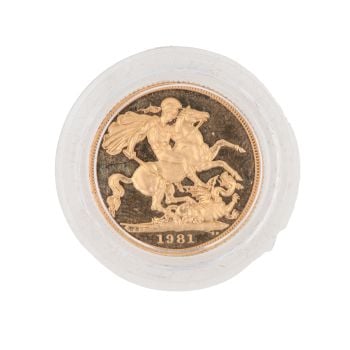 1981 Elizabeth II Full Sovereign Coin