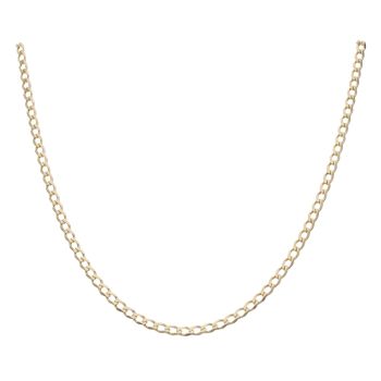 9ct Yellow Gold Curb Chain 20"