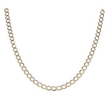 9ct Yellow Gold Curb Chain 24"