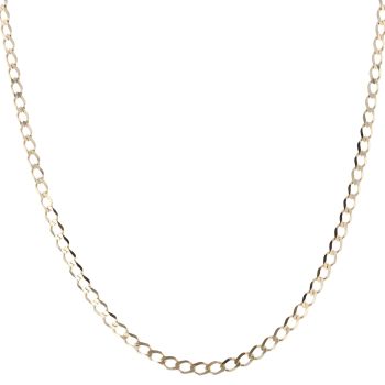 9ct Yellow Gold Curb Chain 20"