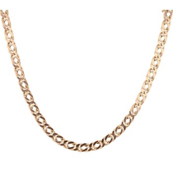 14ct Yellow Gold Double Curb Chain 16"