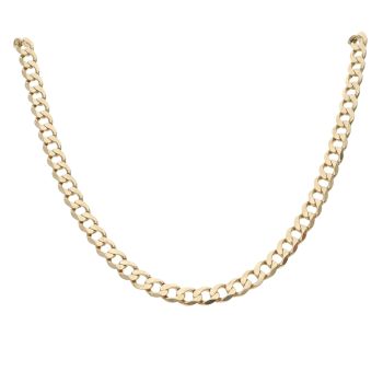9ct Yellow Gold Curb Chain 24"