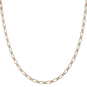 14ct Yellow Gold Fancy Chain 18"