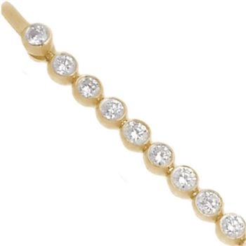 18ct Yellow Gold 3.00ct Diamond Tennis Bracelet