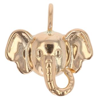 22ct Rose Gold Elephant Pendant