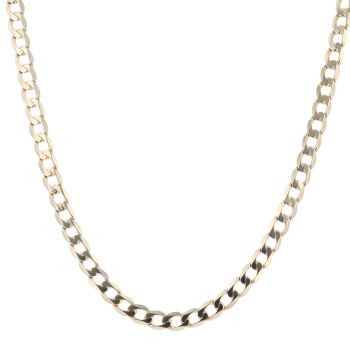 9ct Yellow Gold Curb Chain 20"
