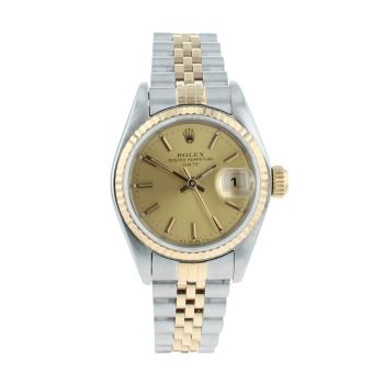 Rolex Custom Datejust Pre Owned Watch Ref 69173