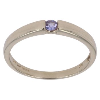 9ct Yellow Gold Tanzanite Single Stone Ring