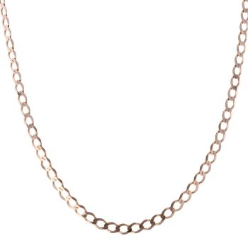 9ct Yellow Gold Curb Chain 20"